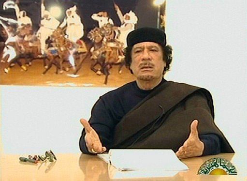 Kadafi przemówił: jestem tam, gdzie mnie nie dosięgnięcie