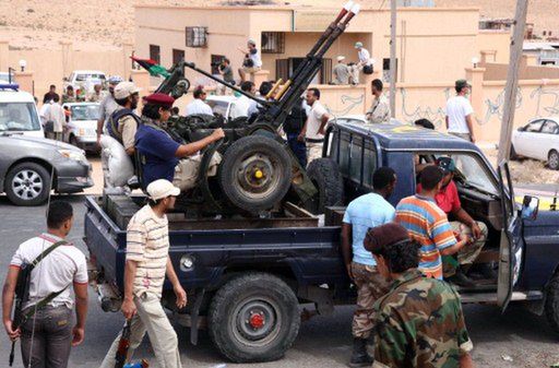 Powstańcy wkroczyli do bastionu Kadafiego