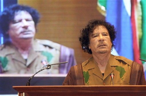 Włoski show Kadafiego
