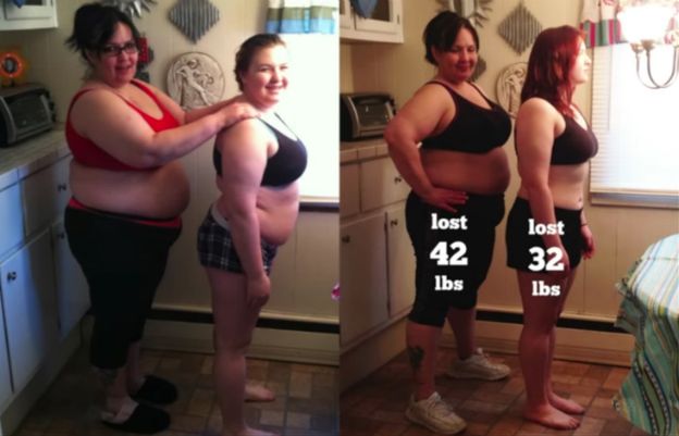 Matka i córka podjęły walkę ze swoją nadwagą. Zobacz jak się zmieniły po 100 dniach zbilansowanej diety
