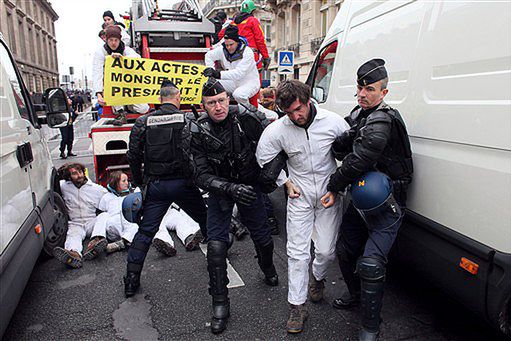 Greenpeace przerwał obrady francuskiego parlamentu