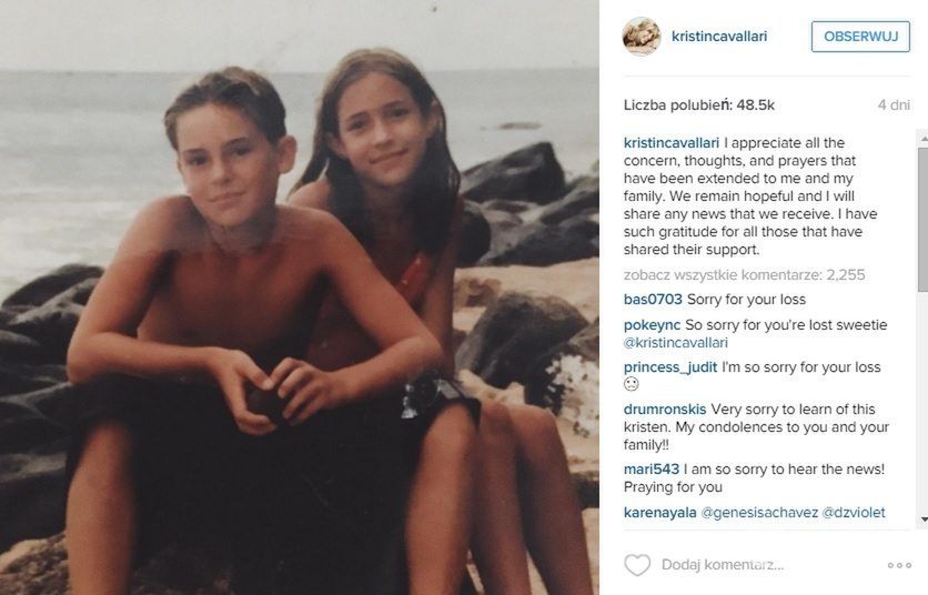 Nie żyje brat popularnej, amerykańskiej aktorki Kristin Cavallari