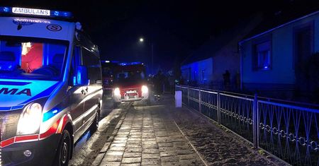 Pożar w budynku jednorodzinnym w miejscowości Zacharzyn