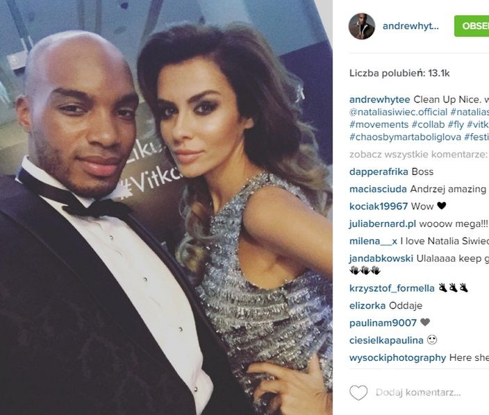 Natalia Siwiec i Andre Whyte na planie kampanii dla marki Chaos by Marta Boliglova