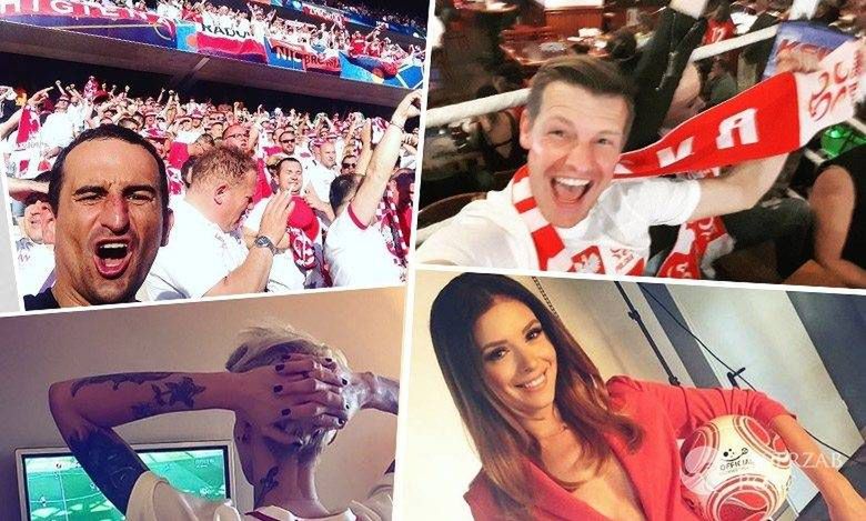 EURO 2016: Polskie gwiazdy też kibicują naszej reprezentacji w meczu z Irlandią Północną. Jak? [DUUUŻO ZDJĘĆ]