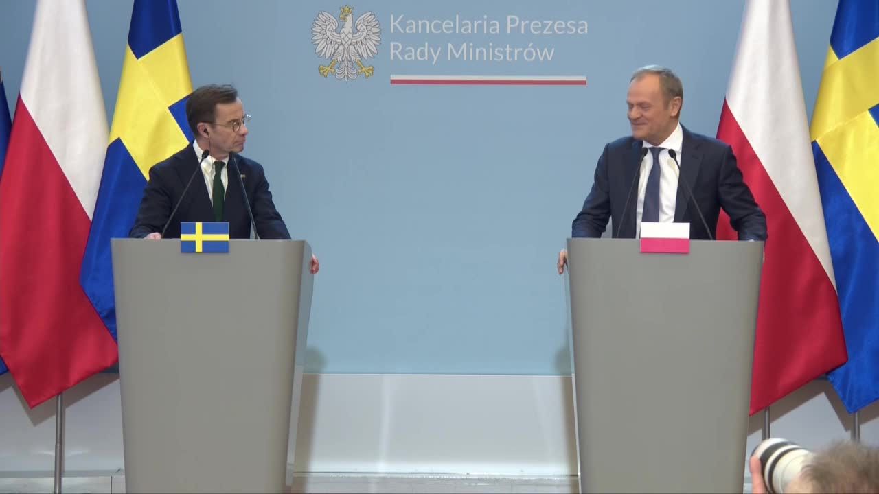 Tusk zapewnił premiera Szwecji o pełnym poparciu Polski dla obecności Szwecji w NATO