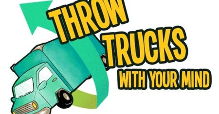 Throw Trucks With Your Mind to gra, w której przy pomocy mózgu można rzucać ciężarówkami. Ale serio