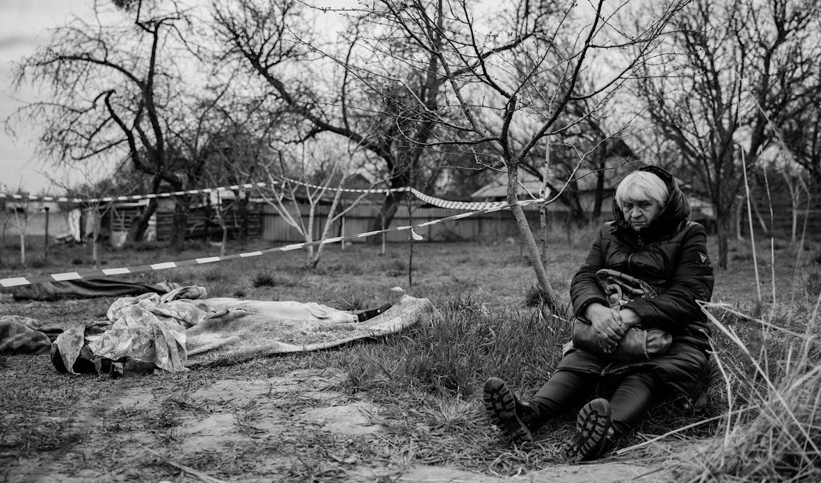 Nadija przy ciele swojego syna