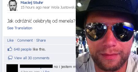 "Jak odróżnić celebrytę od menela?"