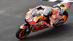 MotoGP: Marc Marquez zdominował treningi, upadek Valentino Rossiego