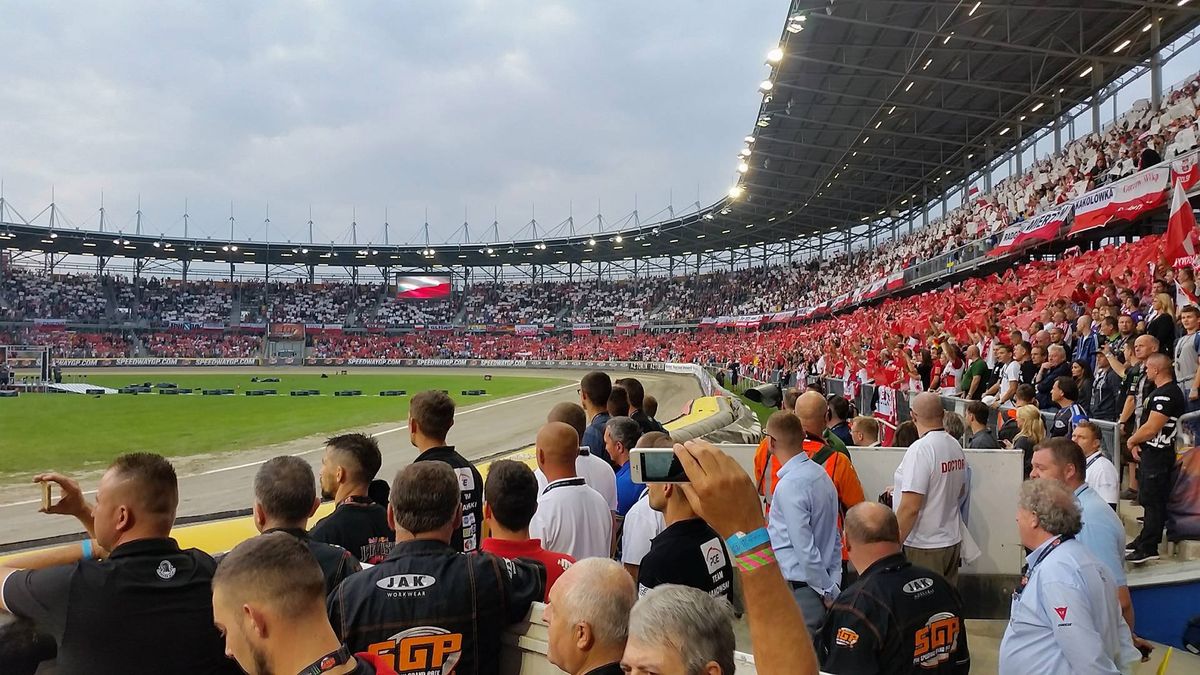 Hymn podczas GP Polski w Gorzowie