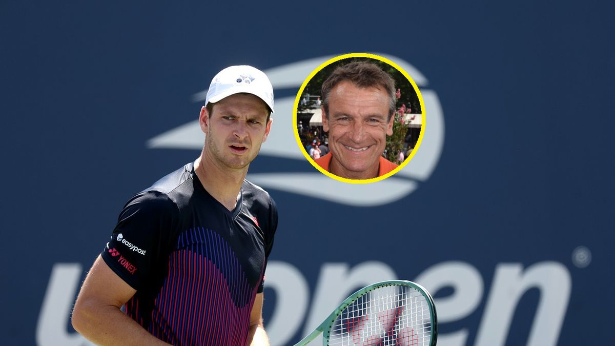 Materiały prasowe / Jamie Squire/Getty Images i materiały prasowe Eurosportu / Na zdjęciu: Hubert Hurkacz i Mats Wilander (w kółeczku)