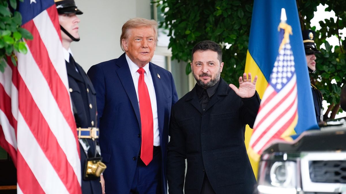 US President Trump meets Ukraine's President and European leaders at White House