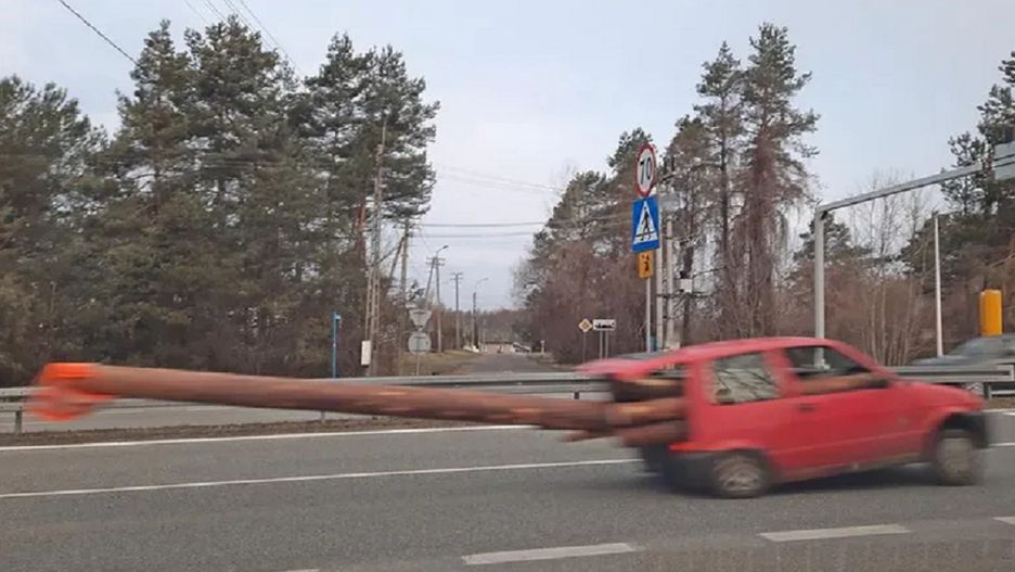 Jechał cinquecento. Niewiarygodne, co przewoził w środku