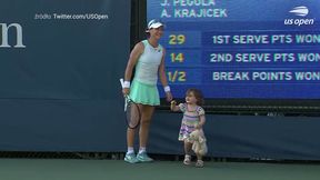 Tego się nikt nie spodziewał. To ona skradła show na korcie (WIDEO)