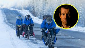 Polak dotarł rowerem na Syberię. Mówi, jak potraktowali go Rosjanie