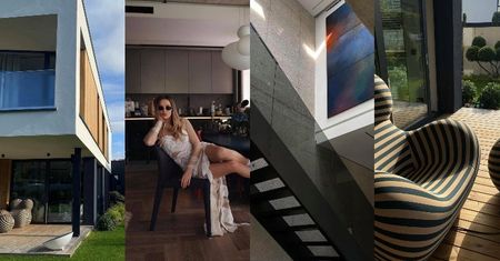 Tak mieszka Maffashion: nowoczesny wystrój, futurystyczne meble i... obrazy Sebastiana (ZDJĘCIA)