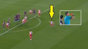 Akcja, która wstrząsnęła Barceloną. Czerwona kartka i perfekcyjny strzał