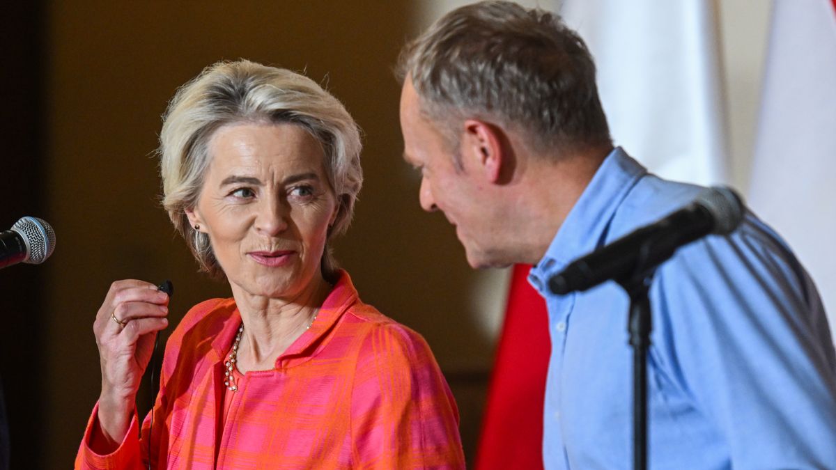 Ursula von der Leyen i Donald Tusk 