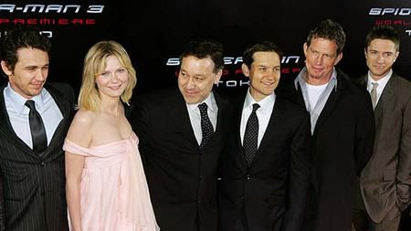 Sam Raimi, Tobey Maguire, Kirsten Dunst, James Franco, Thomas Haden Church, Topher Grace