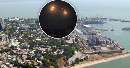 Drony uderzyły w port w Taganrogu. Pożar tankowca i zbiornika z paliwem