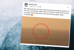 Spacerował po zamarzniętej Zatoce Puckiej. "Nie mogę uwierzyć, że ludzie są tak bezmyślni"