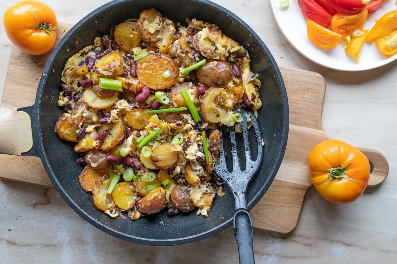 Pan-fried potatoes