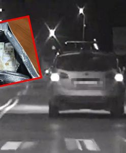 Uciekał przed policją. Wyrzucił z samochodu sejf z gotówką