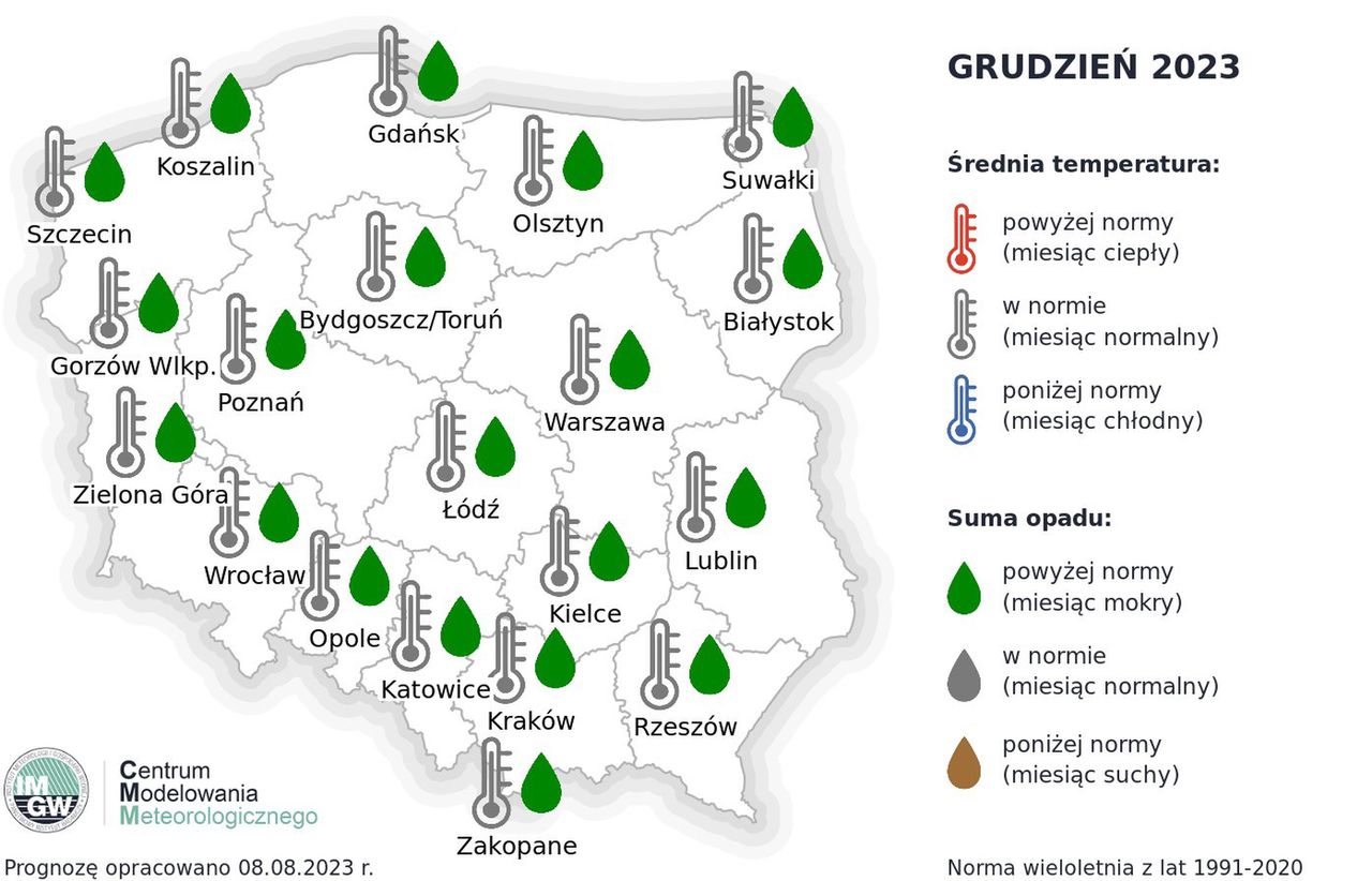 Pogoda długoterminowa na zimę w Polsce. Taki będzie jej początek