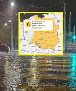 Niedziela z ulewami. Ostrzeżenie dla 14 województw