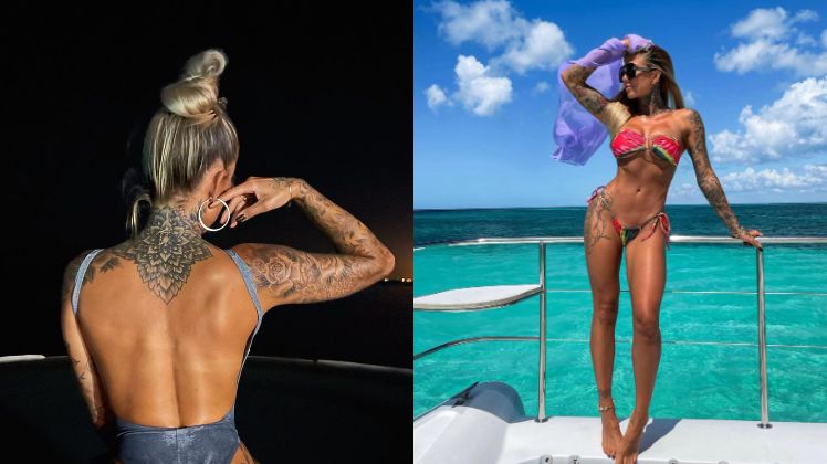 Deynn chwali się wydatną pupą