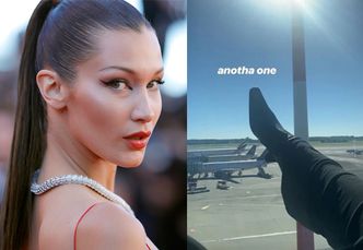 Bella Hadid przeprasza muzułmanów za zdjęcie z butem na tle arabskich samolotów: "Nie chciałam nikogo obrazić"