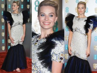 Margot Robbie straszy na gali BAFTA w koszmarku od Chanel