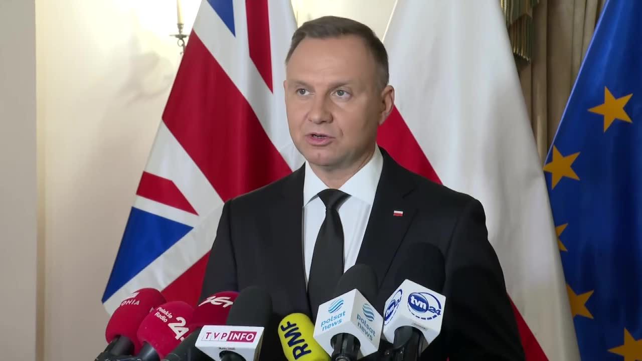 Prezydent Duda rozmawiał z brytyjską premier przed udziałem w pogrzebie Elżbiety II