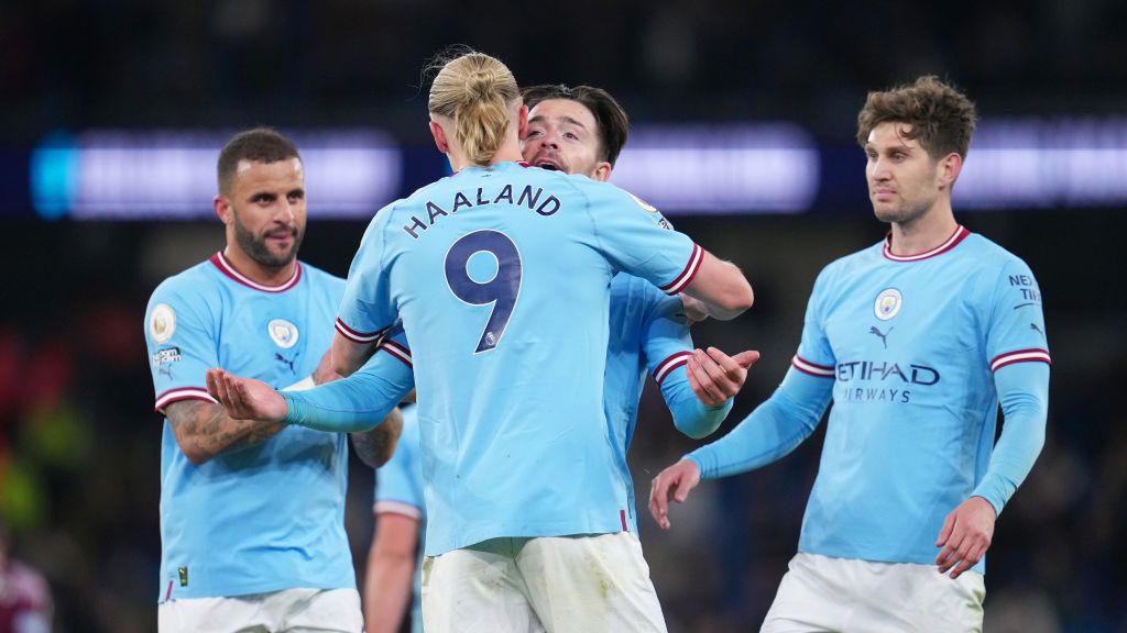 Zdjęcie okładkowe artykułu: Getty Images / Lexy Ilsley - Manchester City / Na zdjęciu: radość piłkarzy Manchesteru City