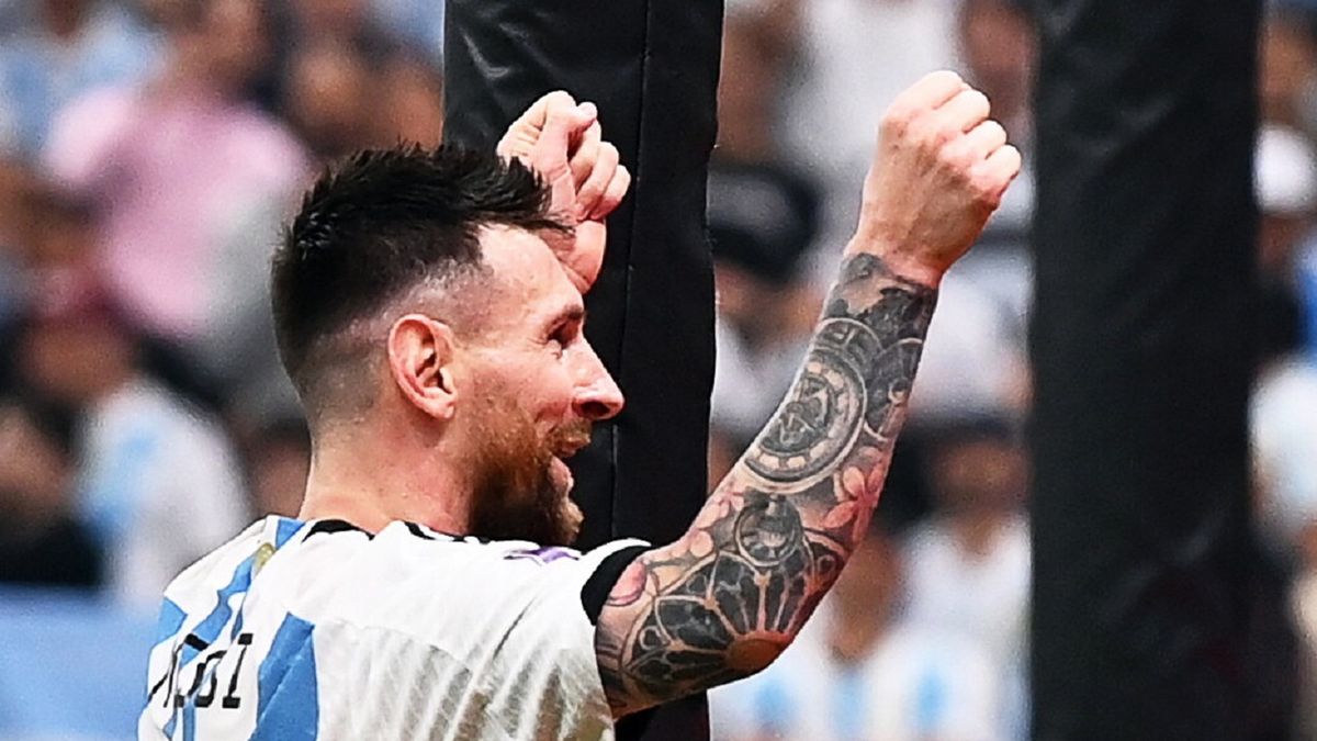 PAP/EPA / Georgi Licovski / Na zdjęciu: Lionel Messi