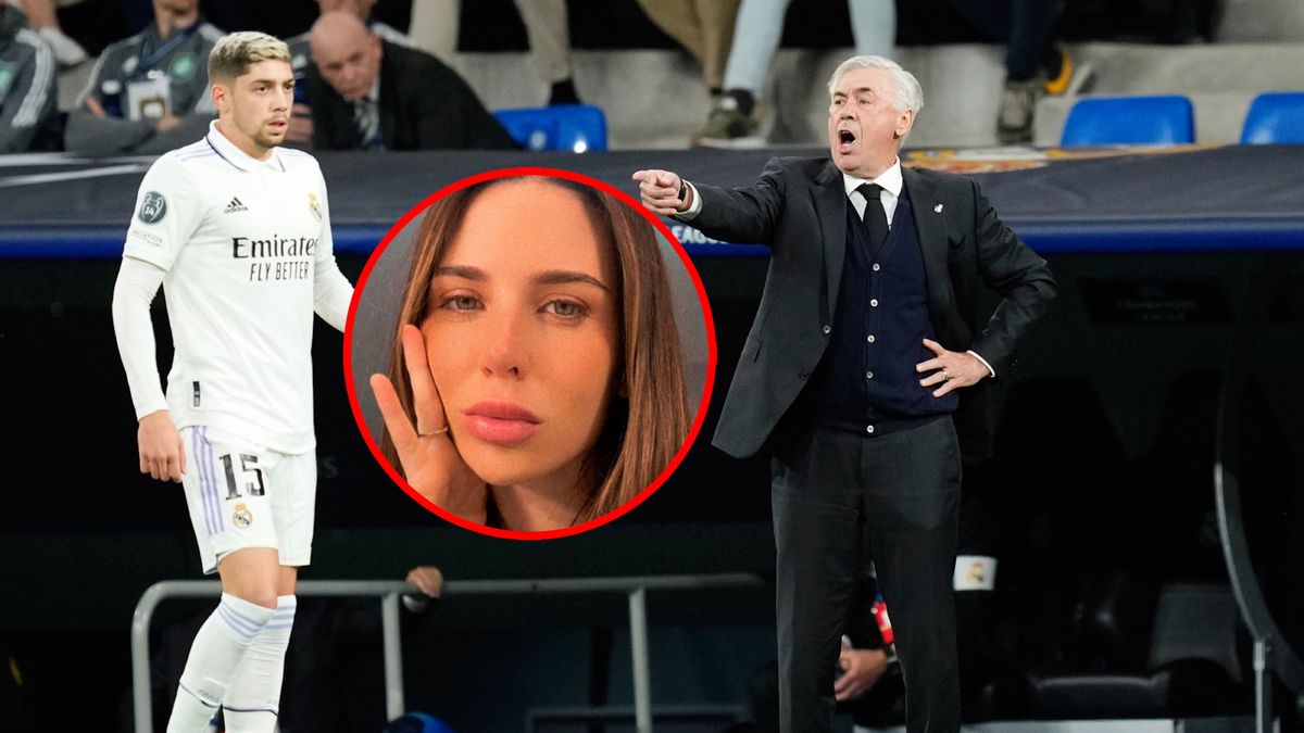 Getty Images / Jose Breton/Pics Action/NurPhoto/Instagram/minabonino / Na zdjęciu: Federico Valverde, Mina Bonino i Carlo Ancelotti