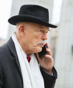 "Mnie nie bije". Korwin-Mikke komentuje skandal z żoną