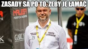 "Zasady są po to, żeby je łamać". Zobacz memy po żużlowej kolejce