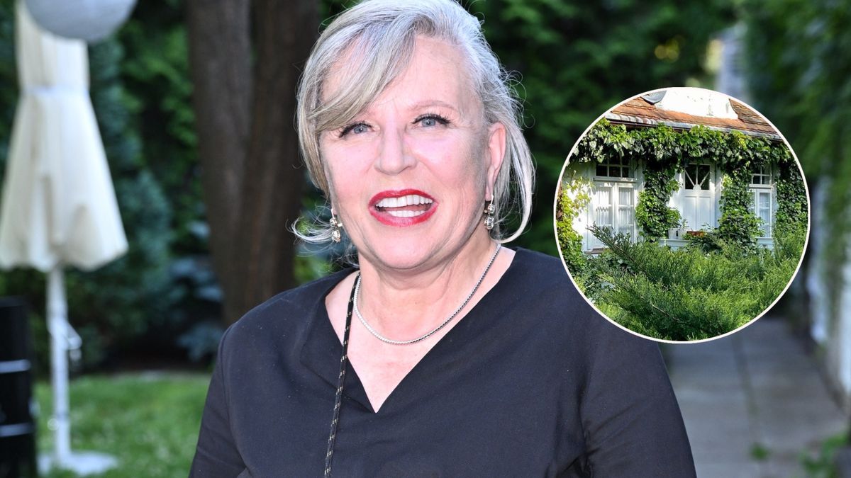 Krystyna Janda mieszka w imponującym dworku