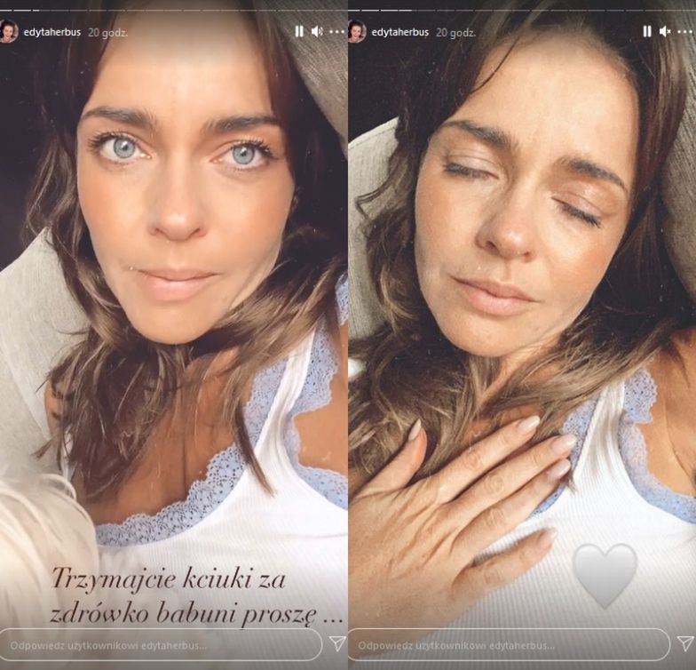 Edyta Herbuś płacze na Instagramie