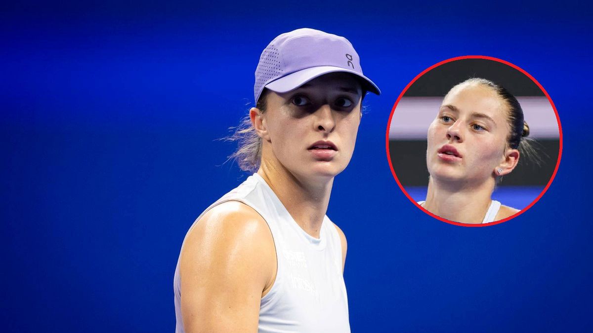 Getty Images / Robert Prange/ China Open Official 2025/VCG via Getty Images / Na dużym zdjęciu Iga Świątek, na małym Marta Kostiuk