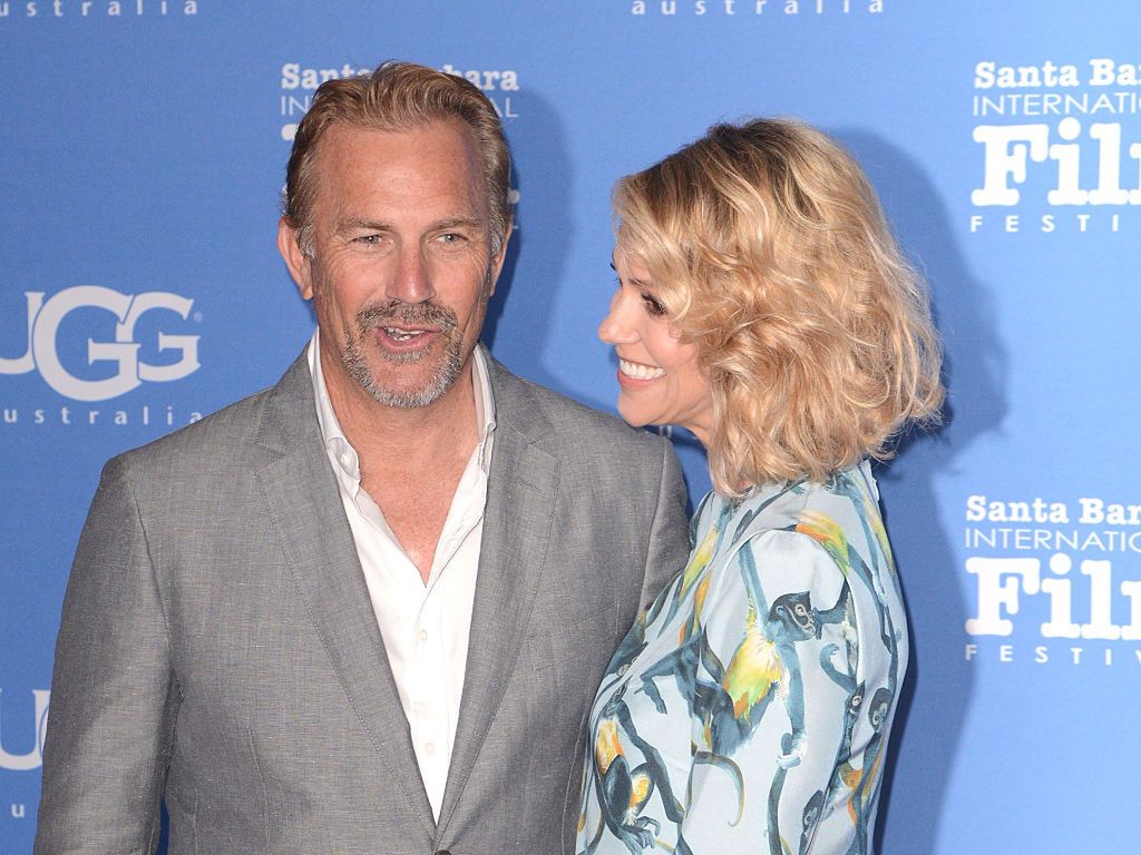 Kevin Costner z żoną