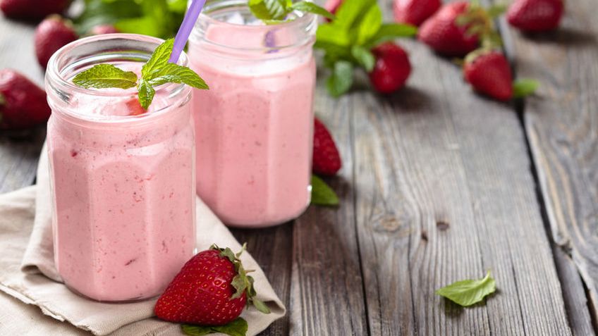 Jogurt owocowy bez zawartości tłuszczu z witaminą D