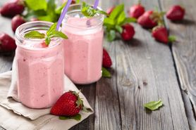 Jogurt owocowy bez zawartości tłuszczu z witaminą D