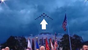 Trump nie krył dumy. Widowiskowy pokaz podczas gali