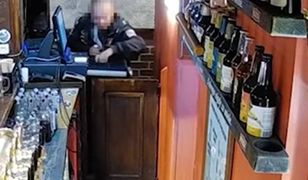 Zielona Góra. Pijany mężczyzna zaczął kraść pieniądze z kasy w Warce. Reakcji kobiety za barem się nie spodziewał