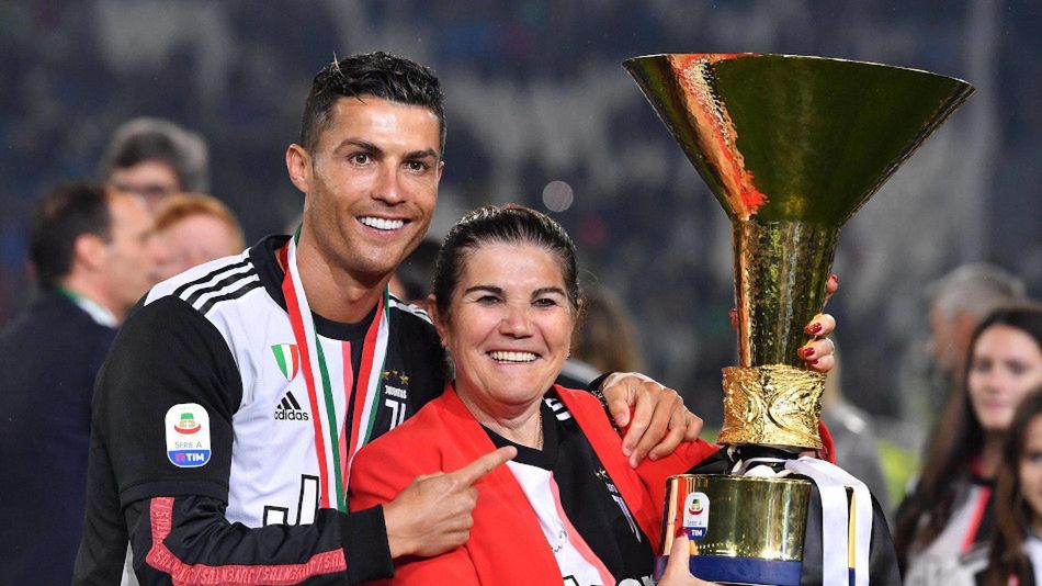 Cristiano Ronaldo oraz Maria Dolores Aveiro