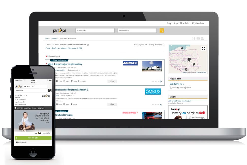 pkt.pl to więcej niż książka telefoniczna, prezentuje nową wyszukiwarkę