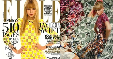 Kolorowa Taylor Swift w "Elle" (ZDJĘCIA)